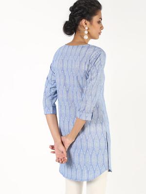 embroidered straight kurti - 16422535 - Standard Image - 3
