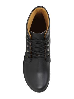 black ankle lace up boots - 16423985 - Standard Image - 3