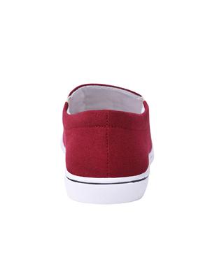 footprint maroon canvas slipons - 16424300 - Standard Image - 3