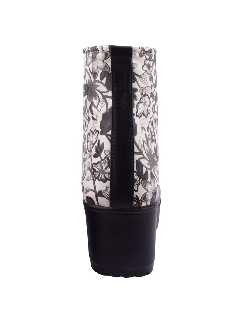 black ankle lace up boots - 16425074 - Zoom Image - 3