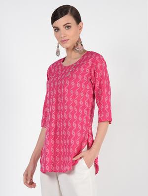kaantha straight kurti - 16425367 - Standard Image - 3
