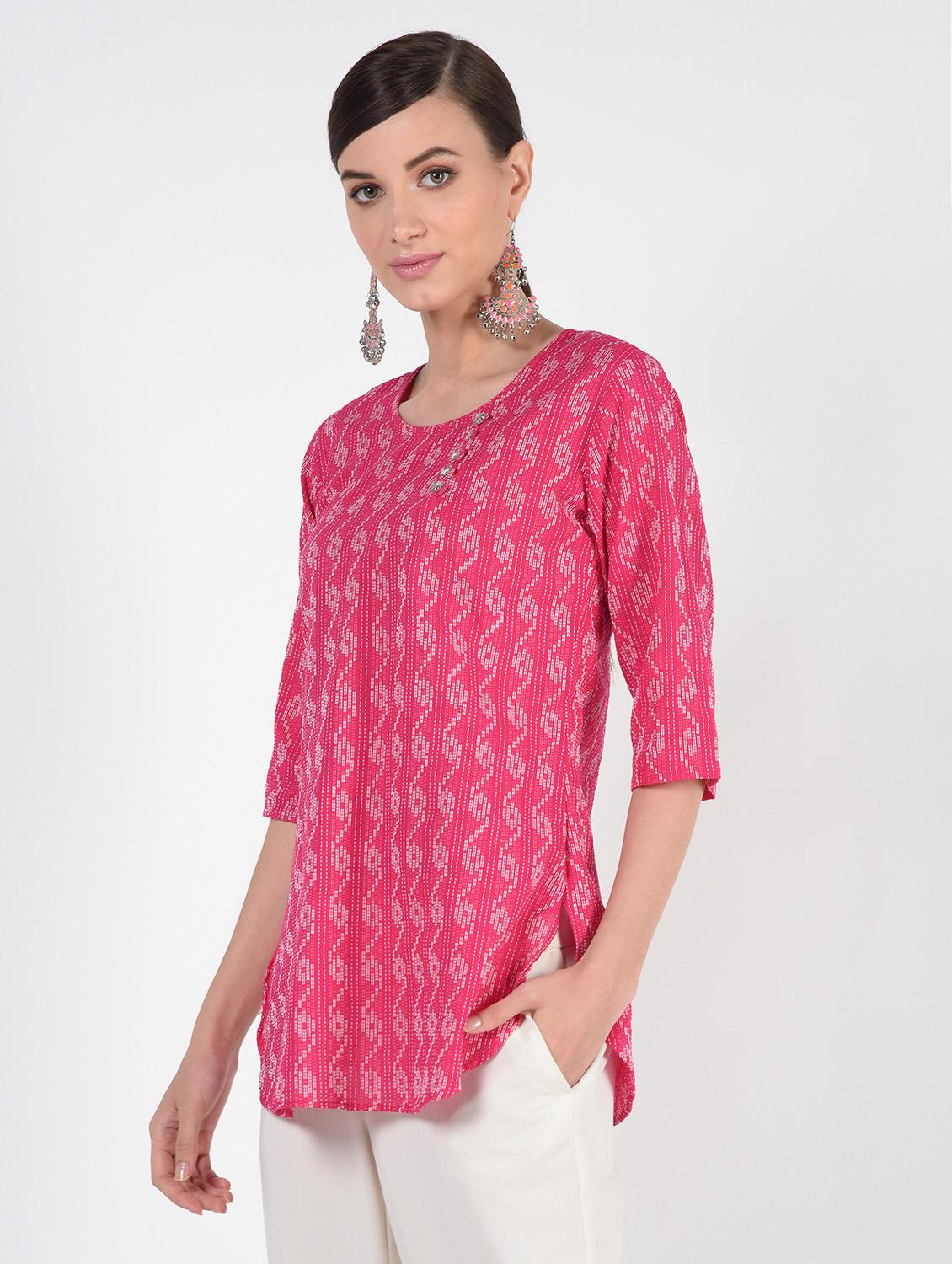 kaantha straight kurti - 16425367 - Zoom Image - 3