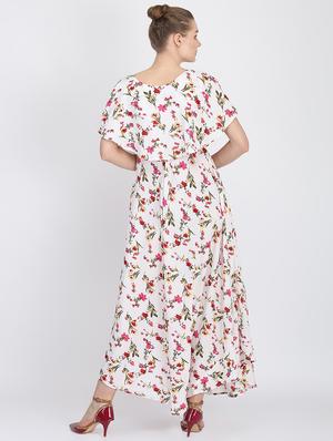 floral layered maxi dress - 16427867 - Standard Image - 3