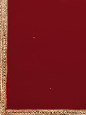 Embroidered contrast lehenga - 16428596 - Standard Image - 6