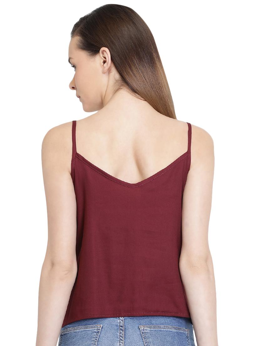 tie knot button detail solid top - 16430800 - Zoom Image - 3