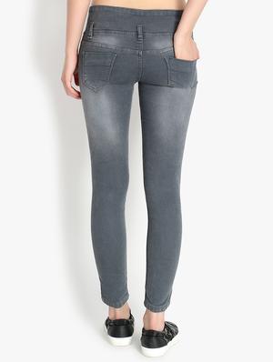 stone washed distressed jeans - 16432498 - Standard Image - 3