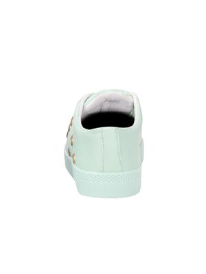 sea green lace-up sneakers - 16435722 - Standard Image - 3