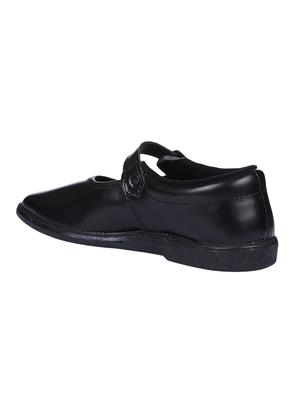 black leatherette ballerinas - 16435755 - Standard Image - 3