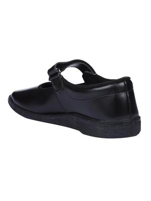 black leatherette ballerinas - 16435757 - Standard Image - 3