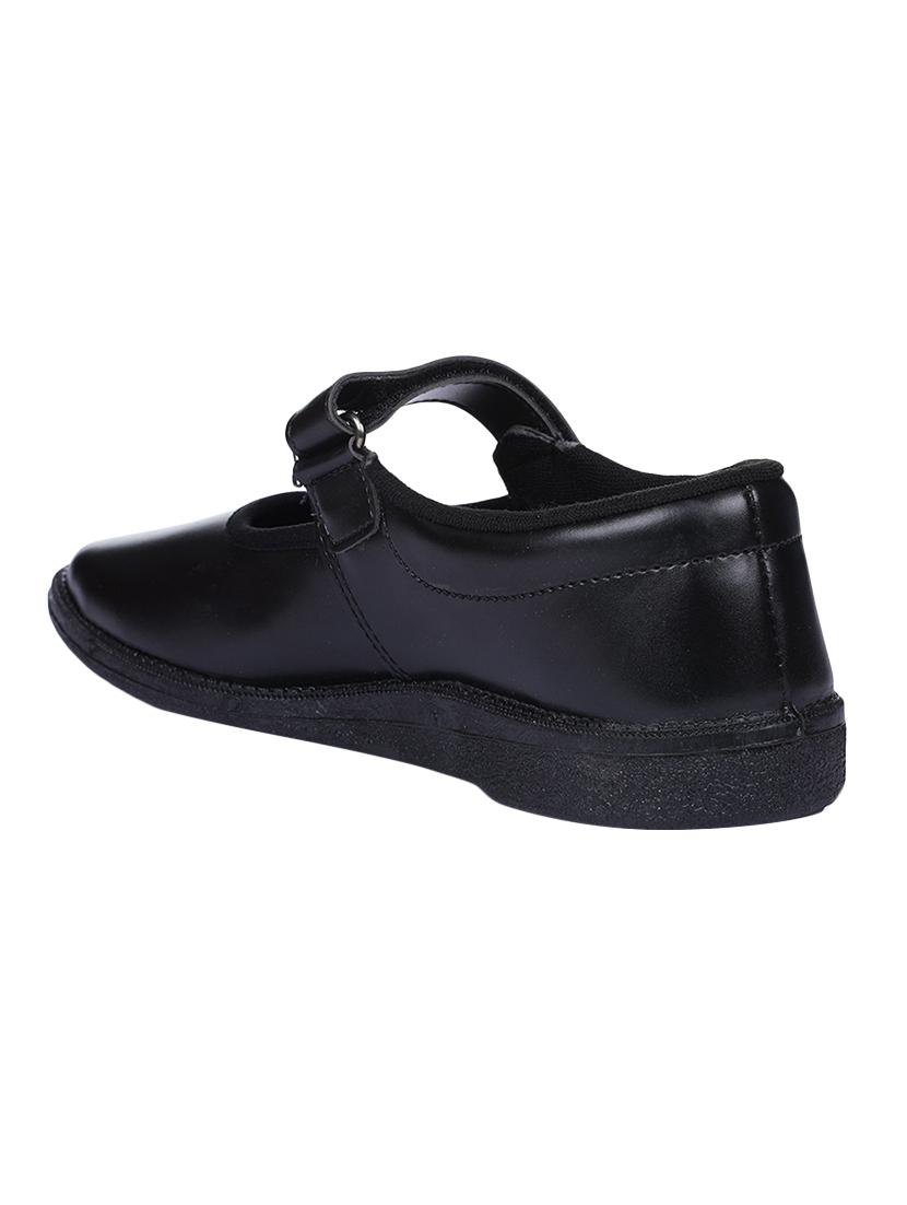 black leatherette ballerinas - 16435757 - Zoom Image - 3