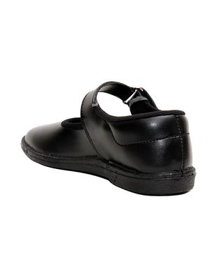 black leatherette ballerinas - 16435759 - Standard Image - 3