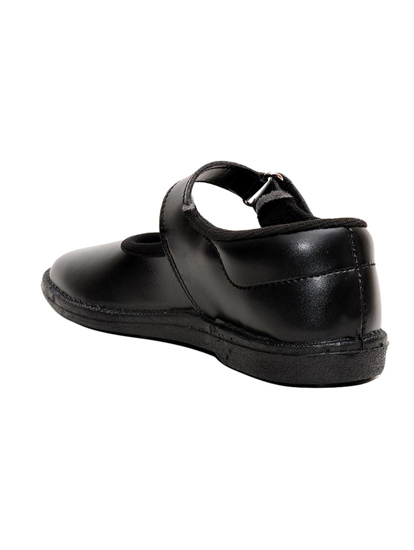 black leatherette ballerinas - 16435759 - Zoom Image - 3