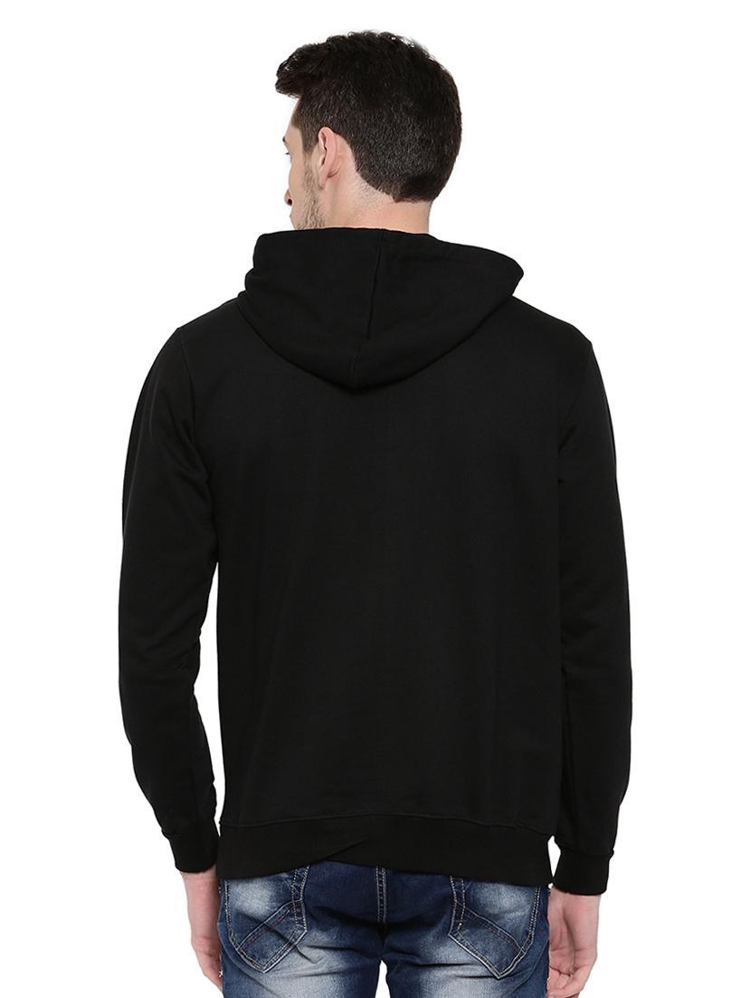 black chest print sweatshirt - 16435780 - Zoom Image - 3