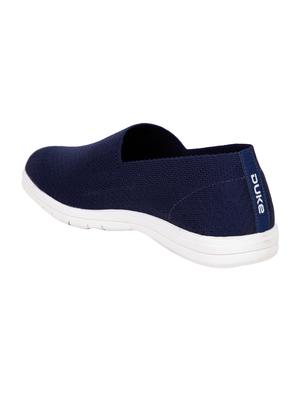 duke navy blue fabric slipons - 16436806 - Standard Image - 3