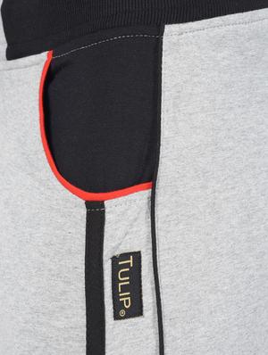 grey side striped full length track pant - 16437959 - Standard Image - 6
