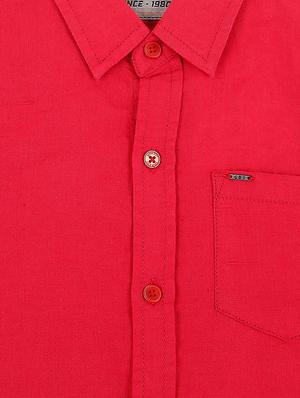 curved hem pocket patch shirt - 16439230 - Standard Image - 3
