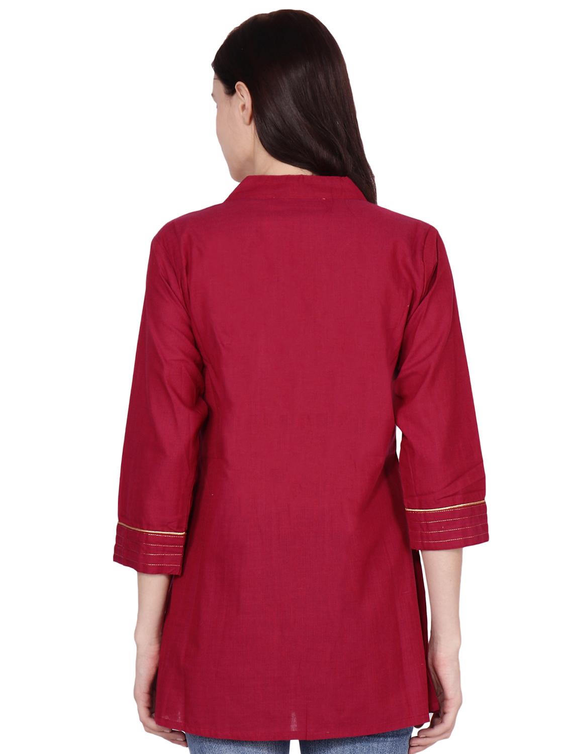 kaantha straight kurti - 16439552 - Zoom Image - 3