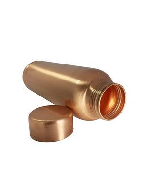 plain matty copper bottle 750ml - 16440532 - Standard Image - 3