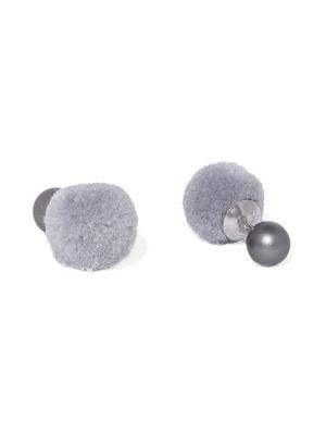grey studs earring - 16441580 - Standard Image - 3