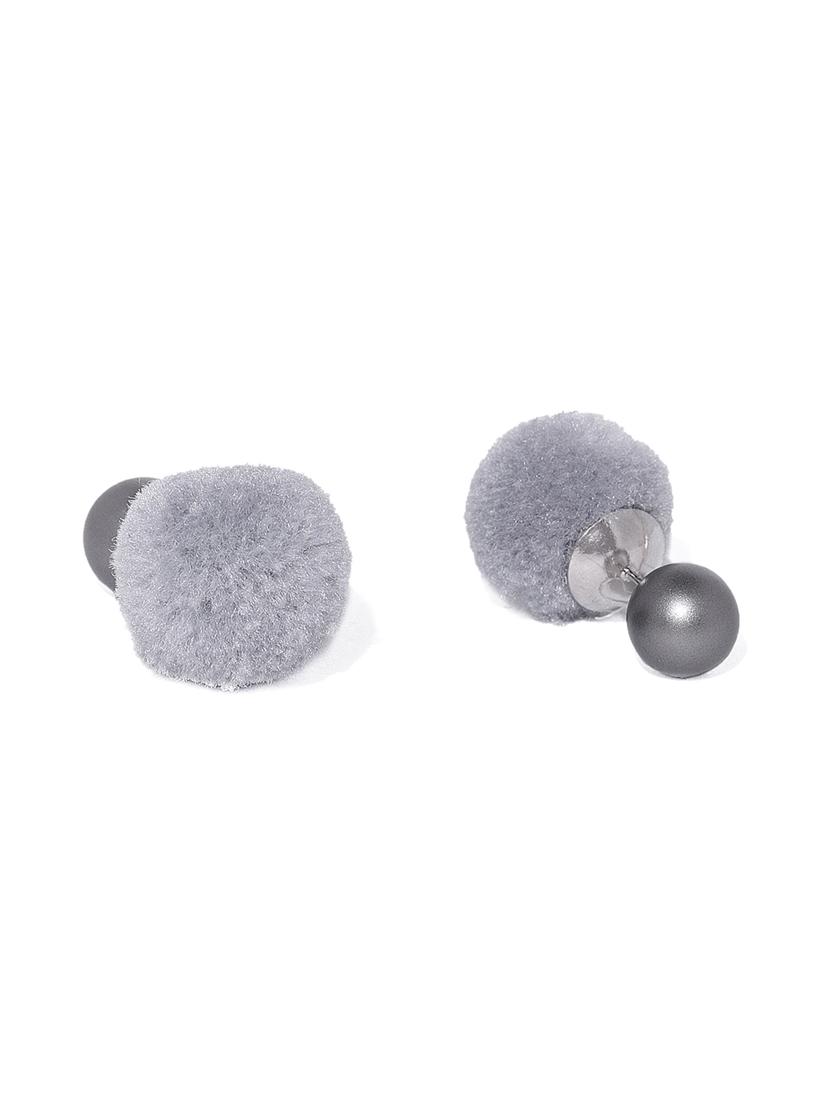 grey studs earring - 16441580 - Zoom Image - 3