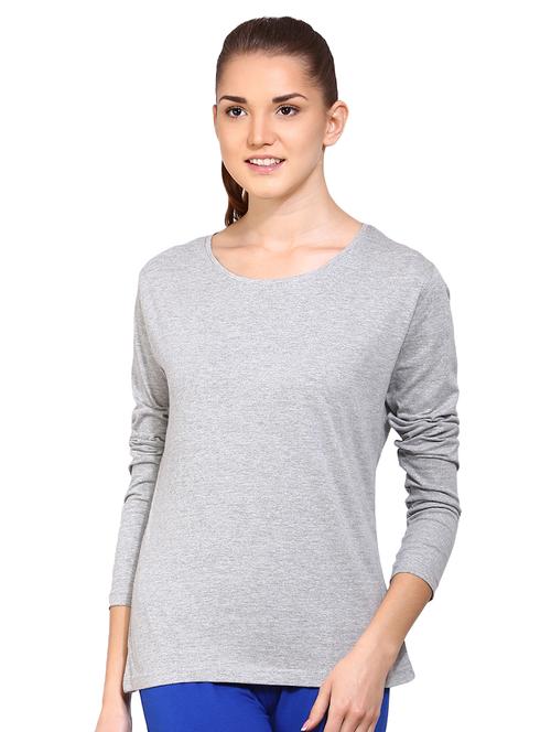 long sleeved solid tee - 16443018 - Standard Image - 1