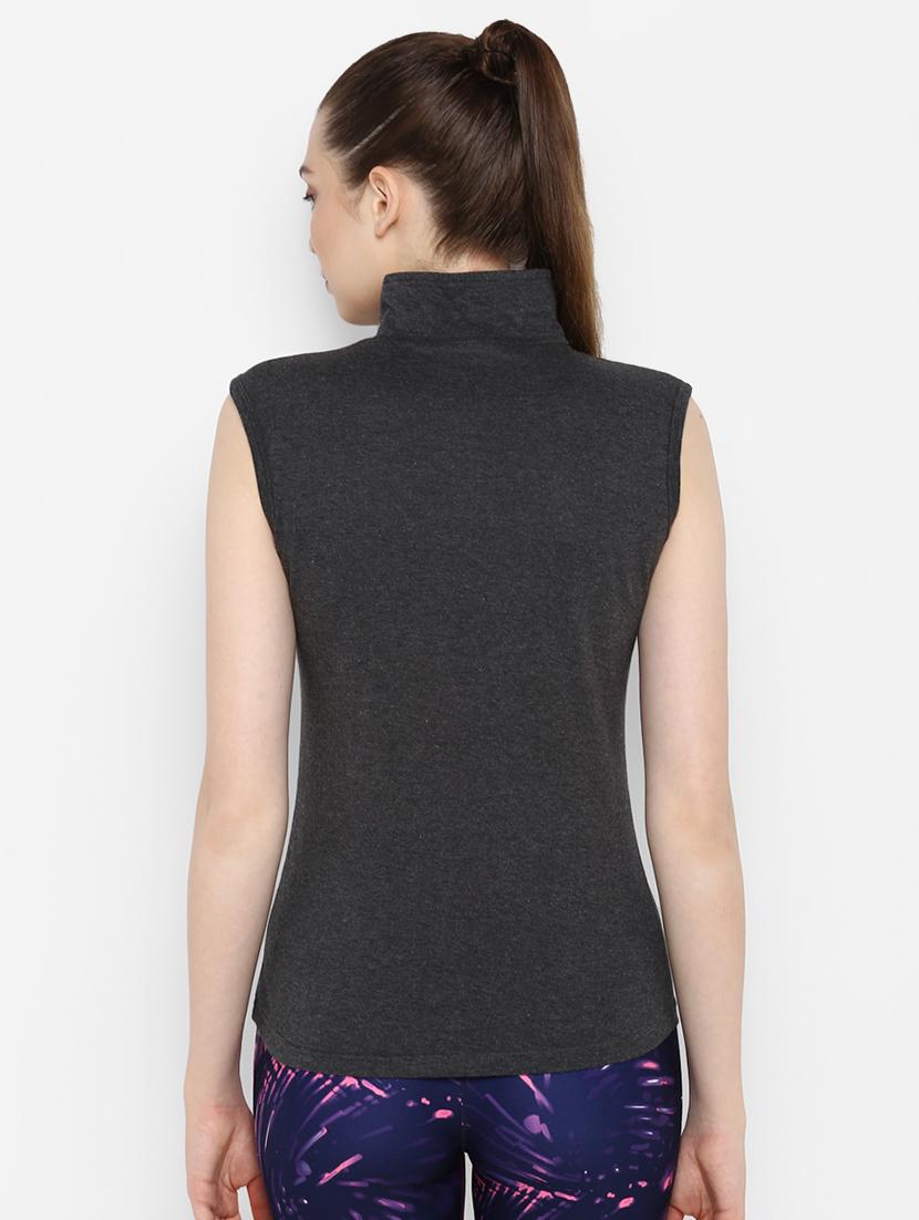 turtle neck zip detail tee - 16443255 - Zoom Image - 3