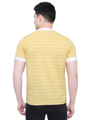 yellow striped t-shirt - 16444053 - Standard Image - 3