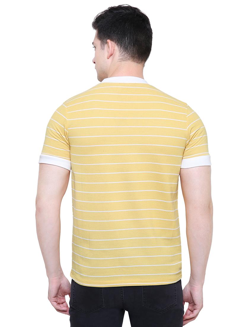 yellow striped t-shirt - 16444053 - Zoom Image - 3