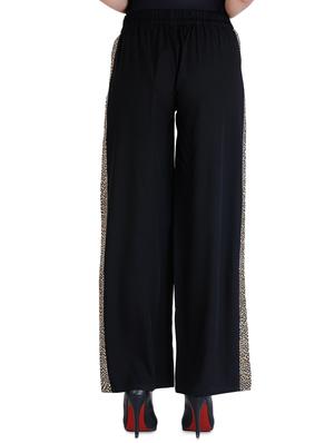 animal printed straight palazzo - 16444403 - Standard Image - 3