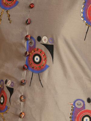 printed kurta with palazzo set - 16445377 - Standard Image - 6