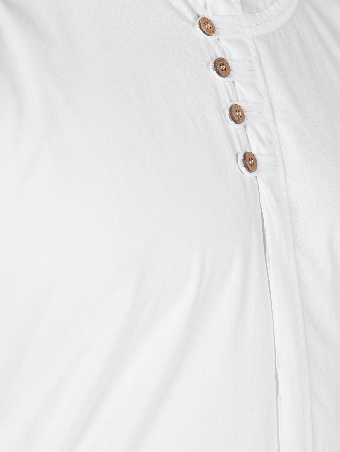 white solid casual shirt - 16448539 - Zoom Image - 6