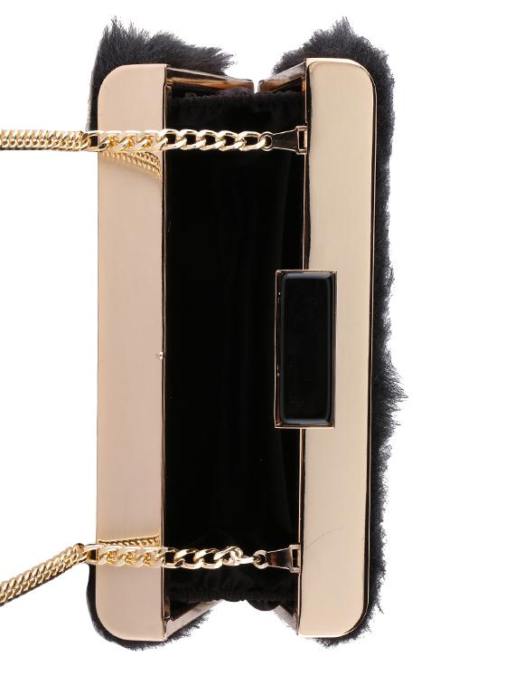 black metal regular clutch - 16450129 - Zoom Image - 3