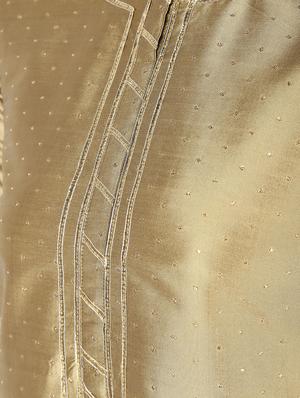 gota patti silk blend straight kurta - 16450300 - Standard Image - 6