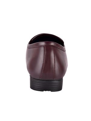 aadi brown leatherette slip ons - 16450464 - Standard Image - 3