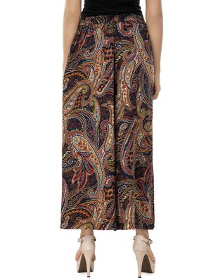 high rise paisley palazzo - 16456156 - Standard Image - 3
