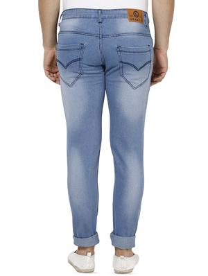 light blue washed denim jeans - 16457162 - Standard Image - 3