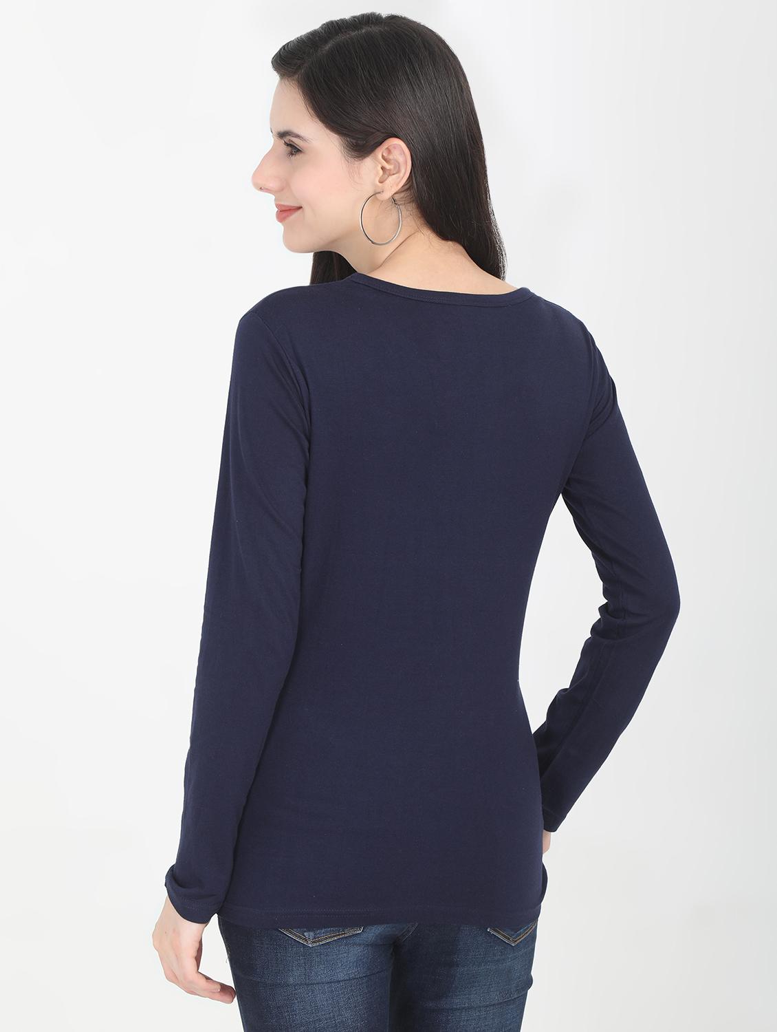 round neck long sleeved tee - 16457729 - Zoom Image - 3