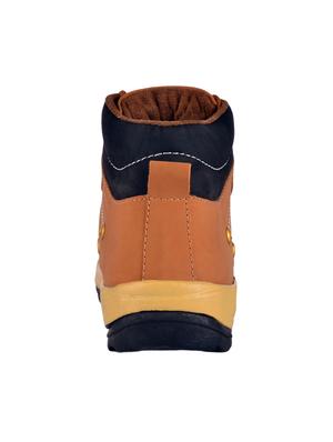 aadi shoes tan leatherette high ankle boots - 16458213 - Standard Image - 3