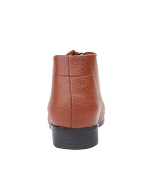 Kira brown leatherette lace-up derbys - 16459340 - Standard Image - 3