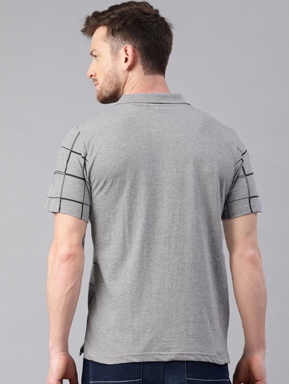 grey checkered t-shirt - 16461013 - Zoom Image - 3
