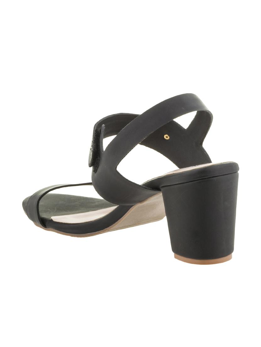 black back strap sandals - 16462013 - Zoom Image - 3