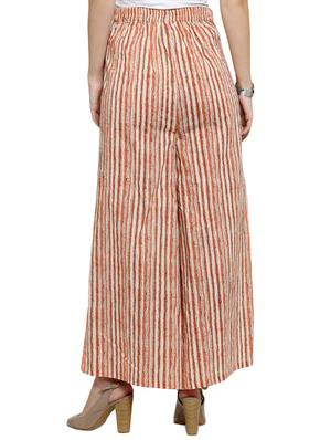 high rise striped palazzo - 16465761 - Standard Image - 3
