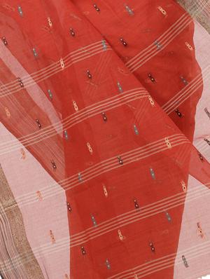 solid bordered tant saree - 16465892 - Standard Image - 3