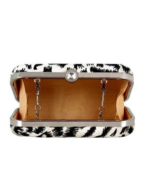white velvet box clutch - 16466020 - Standard Image - 3