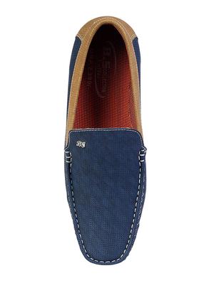 GOLD blue leatherette loafers - 16466120 - Standard Image - 3