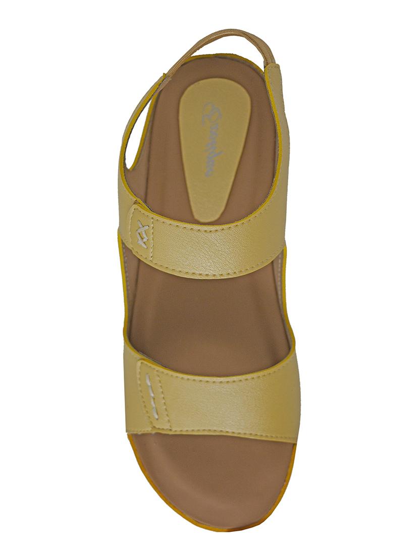 green back strap sandals - 16466374 - Zoom Image - 3