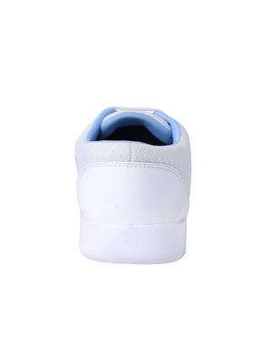 shoemate white mesh lace up sport shoes - 16466503 - Standard Image - 3