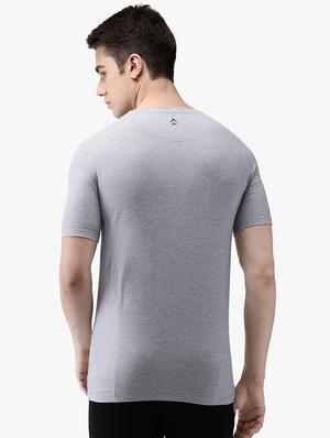 grey solid t-shirt - 16467569 - Standard Image - 3