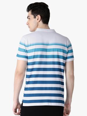 white striped polo t-shirt - 16467580 - Standard Image - 3