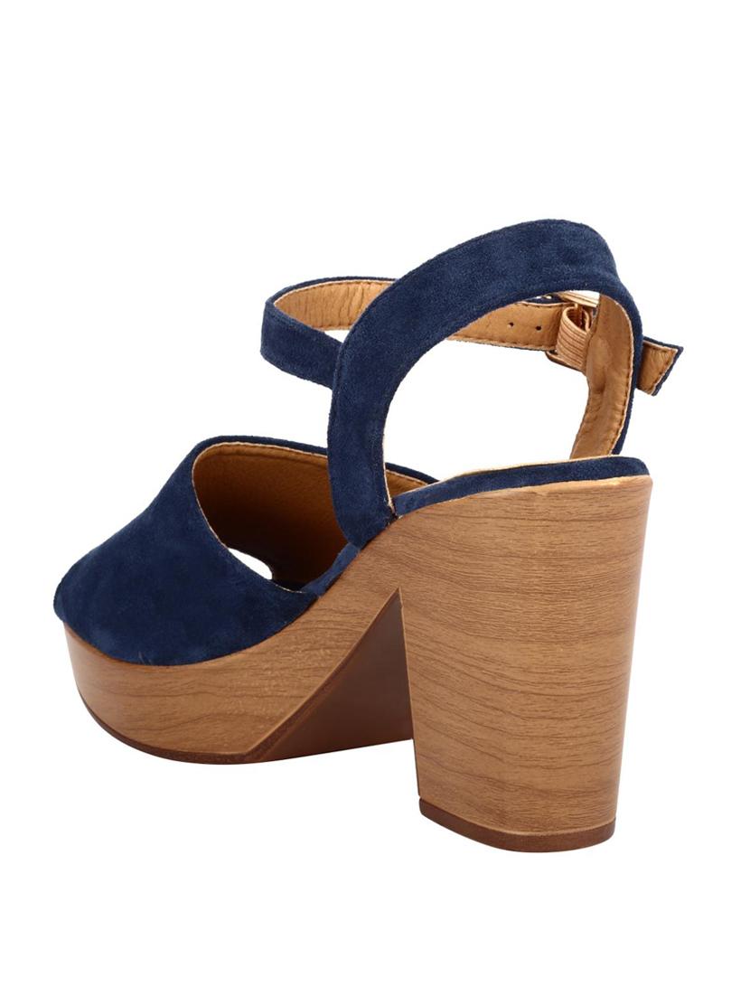 blue ankle strap sandals - 16468435 - Zoom Image - 3